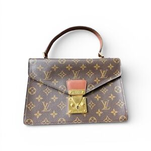 Authentic Vintage Louis Vuitton Concorde handbag classic monogram canvas